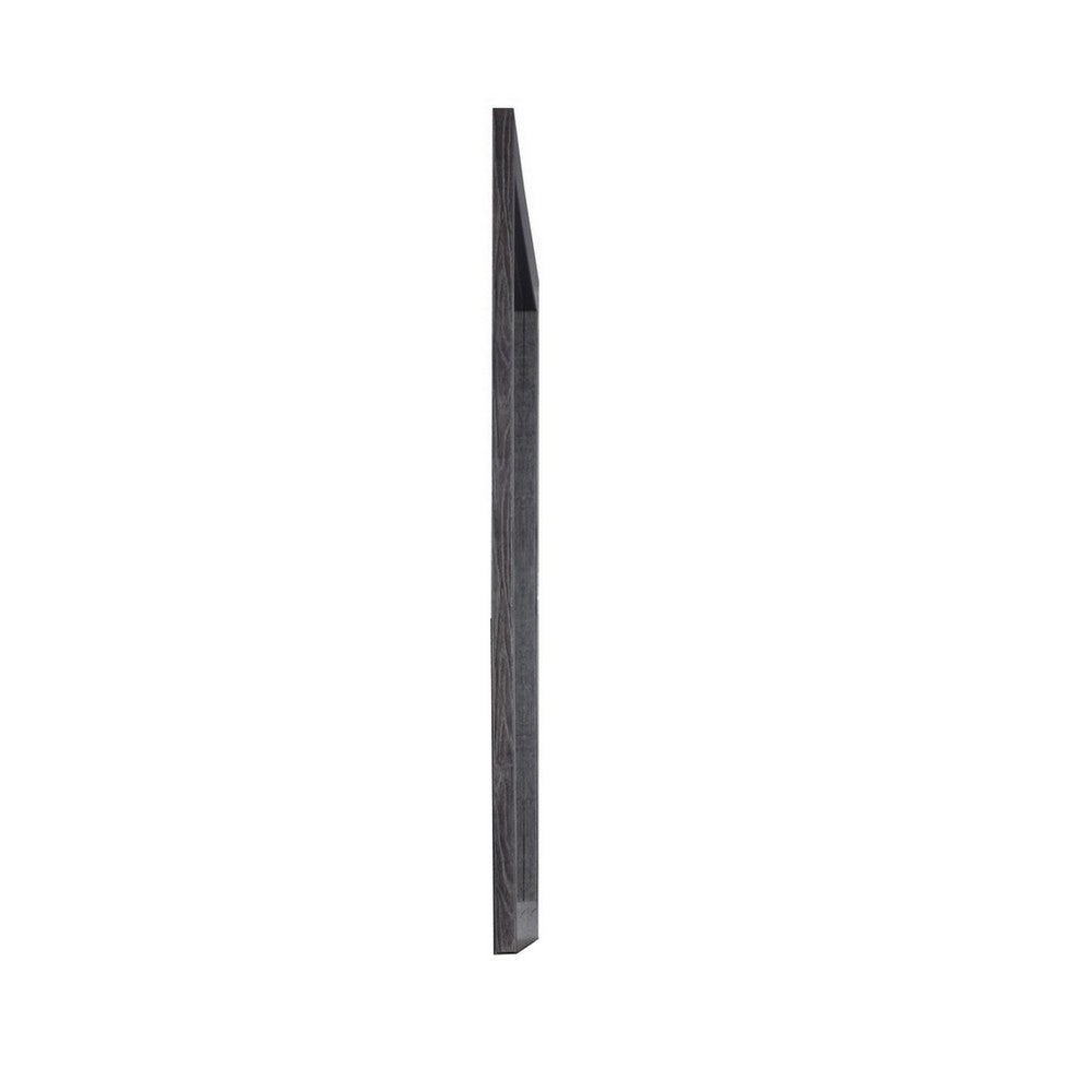 Lala 40 x 40 Inch Dresser Mirror, Modern Rectangular Shape, Black Finish