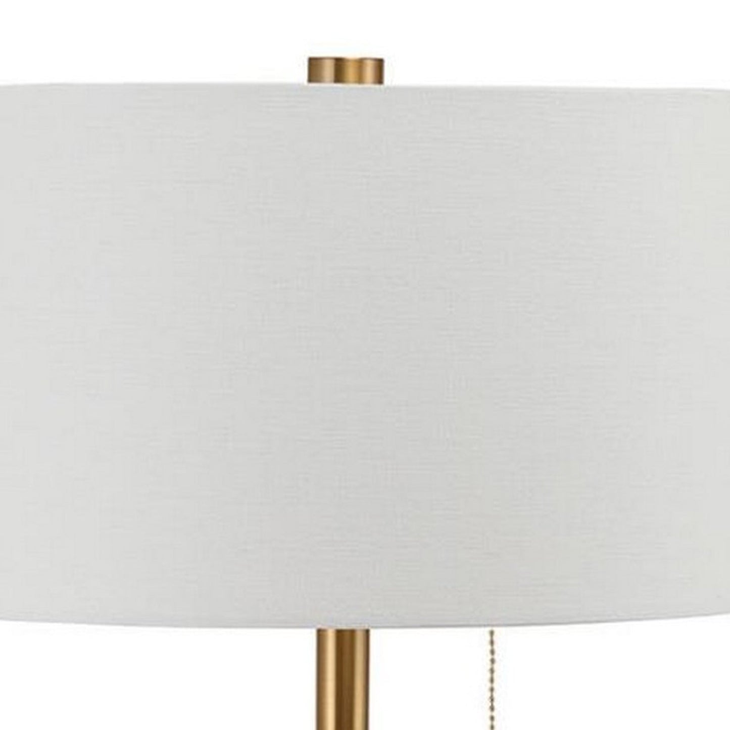 32-37 Inch Table Lamp, Adjustable Height, Modern Tripod Legs, Metal, Gold