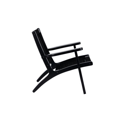 Heor 29 Inch Accent Chair, Hexagon Rope Woven Back, Seat, Black Wood