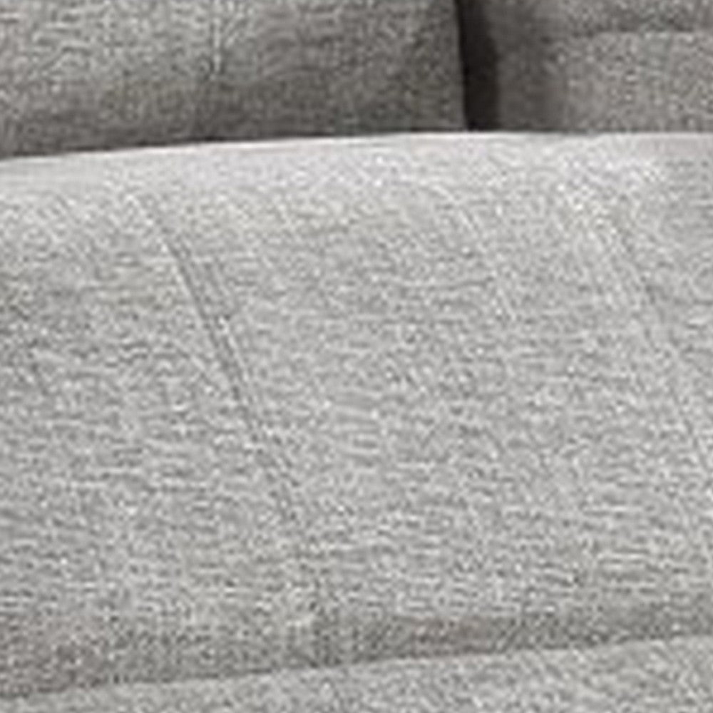 Evans 37 Inch Recliner Chair, Power Lift, Cupholders, Chenille, Light Gray