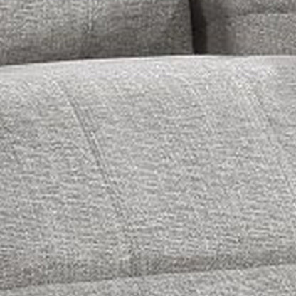 Evans 37 Inch Recliner Chair, Power Lift, Cupholders, Chenille, Light Gray