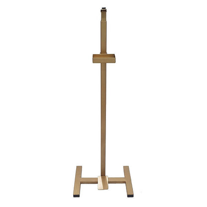 Lyna 41 Inch Sanitizer Dispenser Stand, Hands Free Foot Pedal, Gold Iron