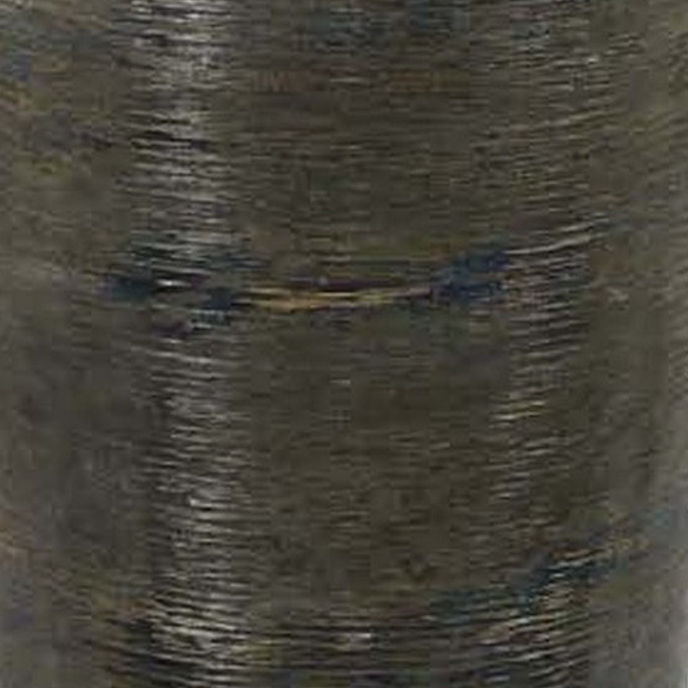 32 Inch Metal Vase, Tumbler Shape, Narrow Base, Multicolored Glossy Finish