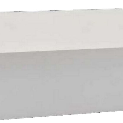 30 Inch Square Display Platform, Thick Wooden Durable Riser, White Finish