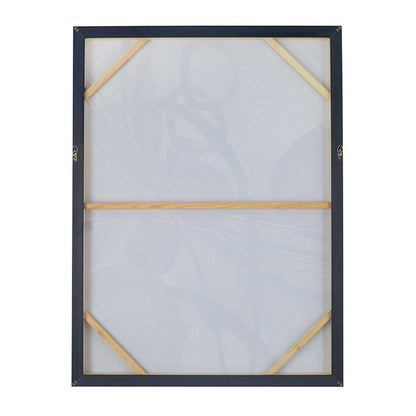 Bny 35 x 47 Abstract Wall Art Print, Watercolor Oil Painting, Brown, Silver