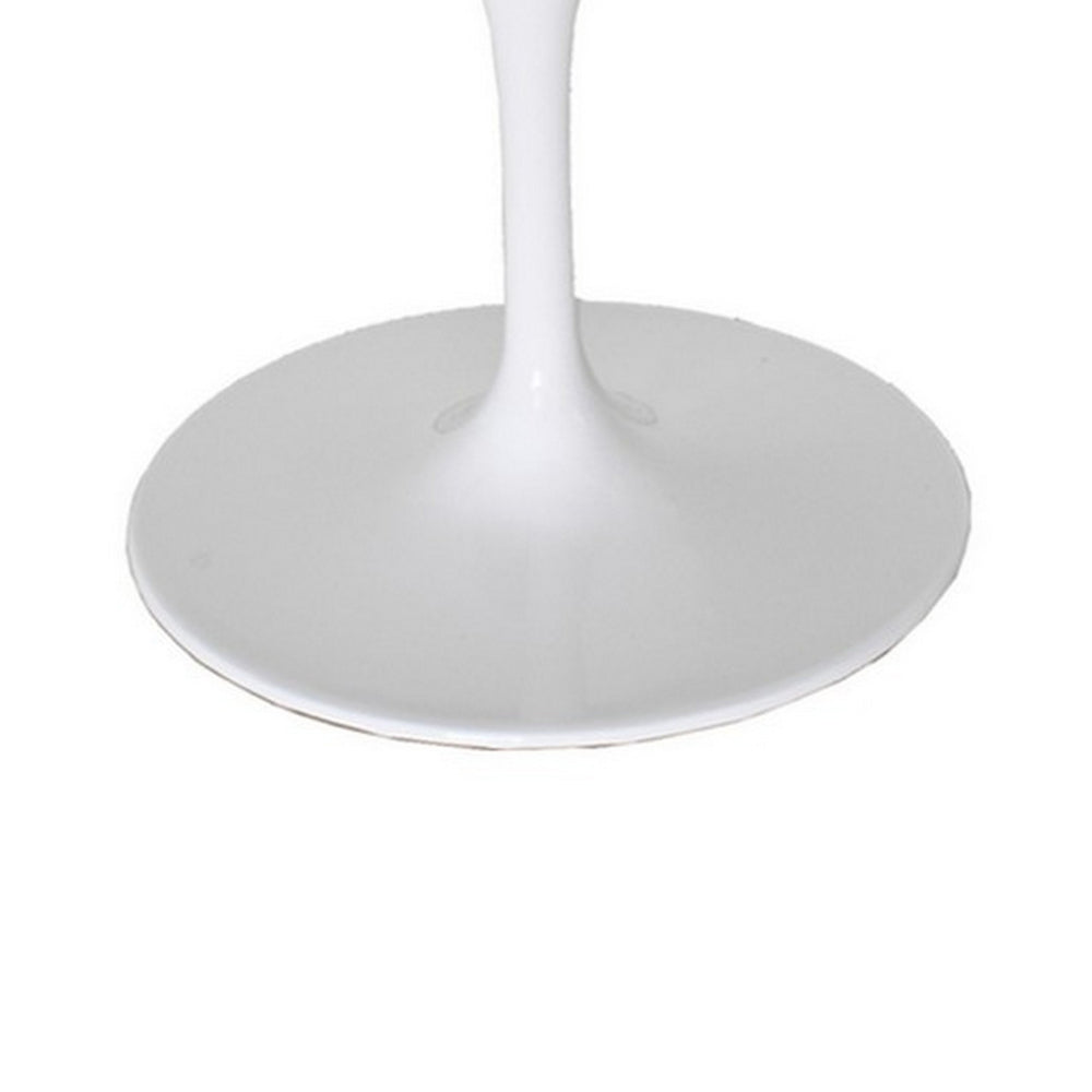 Sufi 27 Inch Swivel Dining Armchair, Unique Artisan Shape, White Round Base