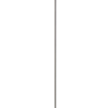 Sie 59 Inch Floor Lamp, Aqua Blue Linen Shade, Round Base, Silver Metal