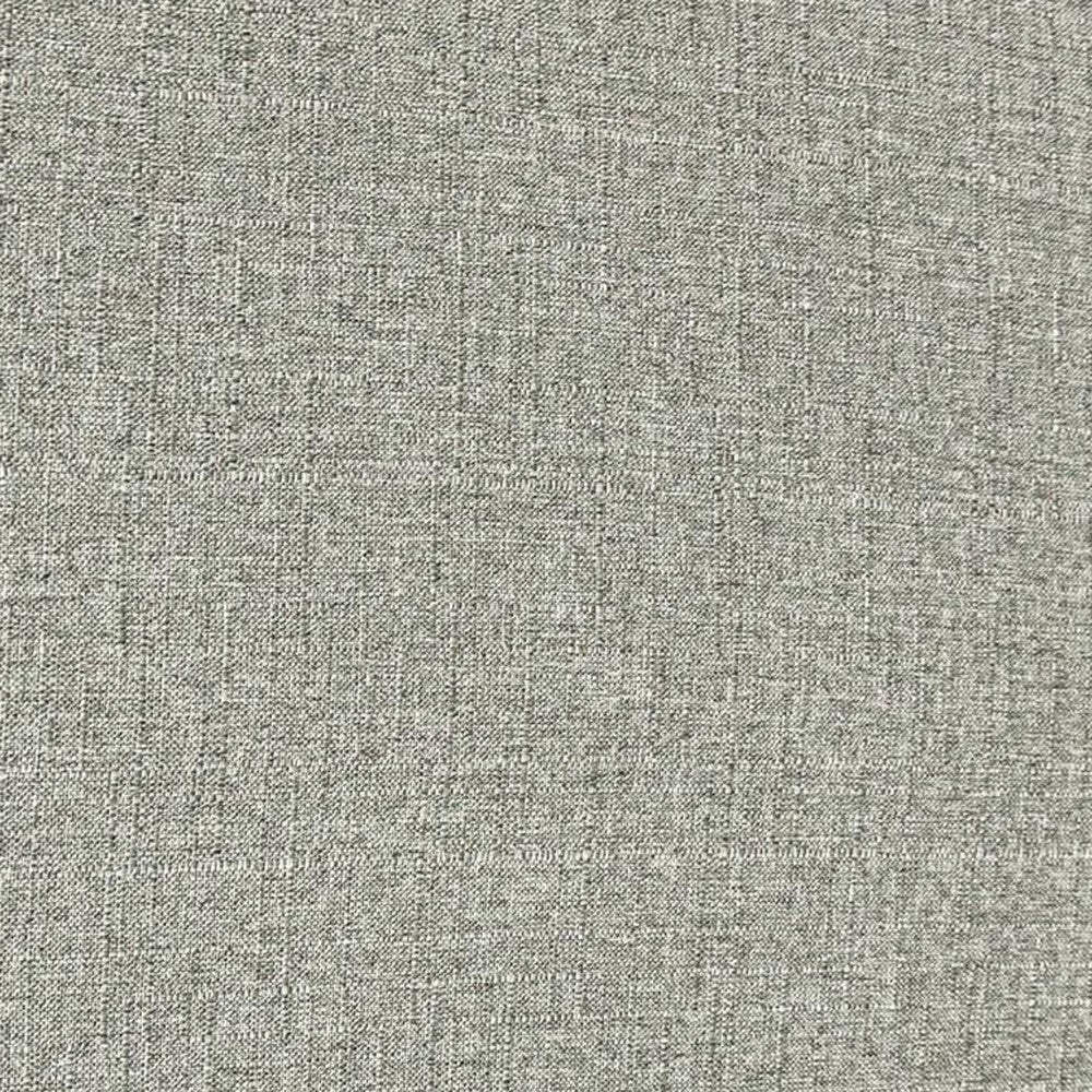 Sie 25 Inch Dining Chairs, Set of 2, Nailhead Trim, Padded Gray Upholstery, Black Wood
