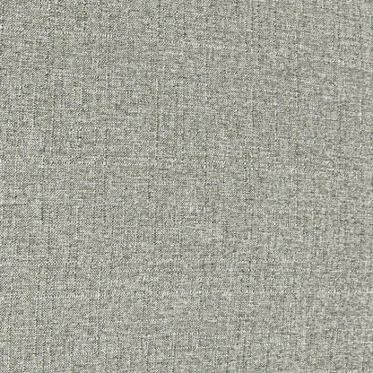 Sie 25 Inch Dining Chairs, Set of 2, Nailhead Trim, Padded Gray Upholstery, Black Wood