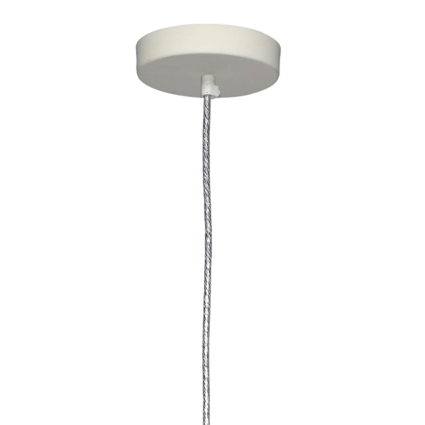 Zoe 96 Inch Pendant Chandelier, Modern Bell Shape Paper Mache, Beige