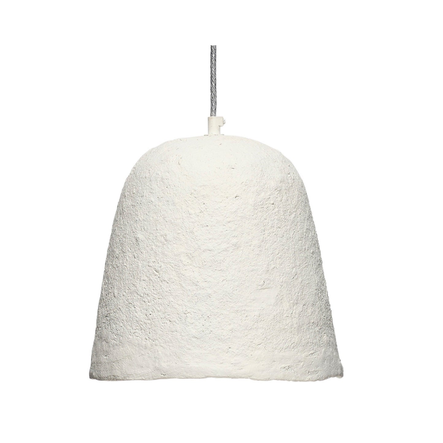 Zoe 96 Inch Pendant Chandelier, Modern Bell Shape Paper Mache, Beige