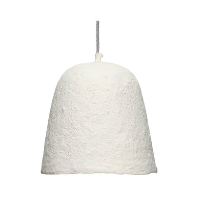 Zoe 96 Inch Pendant Chandelier, Modern Bell Shape Paper Mache, Beige