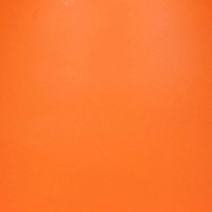 Hillary 17 Inch Side Table, Indoor Outdoor, Hourglass Shape, Orange Finish