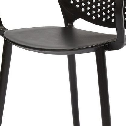 Feni 22 Inch Side Dining Armchair Set of 4, Indoor Outdoor, Gray Finish