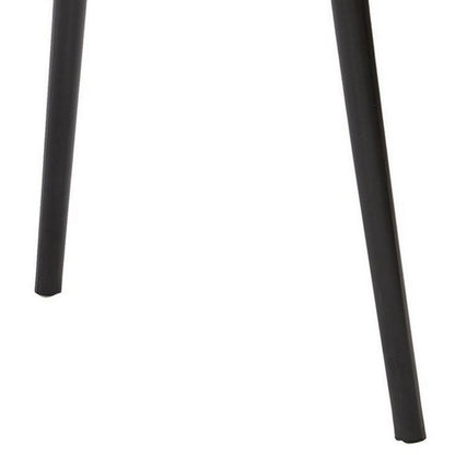 Feni 22 Inch Side Dining Armchair Set of 4, Indoor Outdoor, Gray Finish