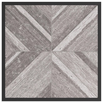 Tira 22 Inch Outdoor Side End Table, Tile Top, Black, Light Gray Finish