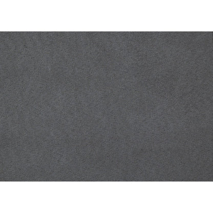 Aston 33 Inch Ottoman, Dark Gray Microfiber, Interior Storage, Solid Wood
