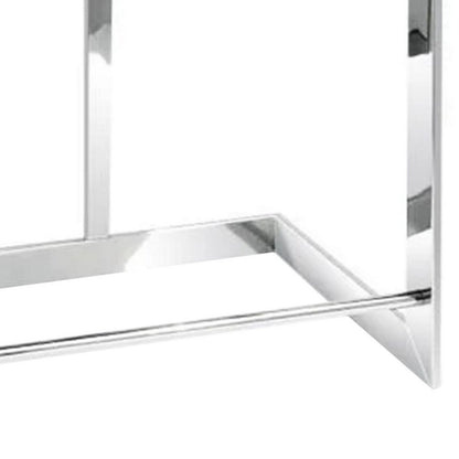 Gei 26 Inch Counter Stool Chair, Low Back, Gray Velvet, Cantilever Chrome