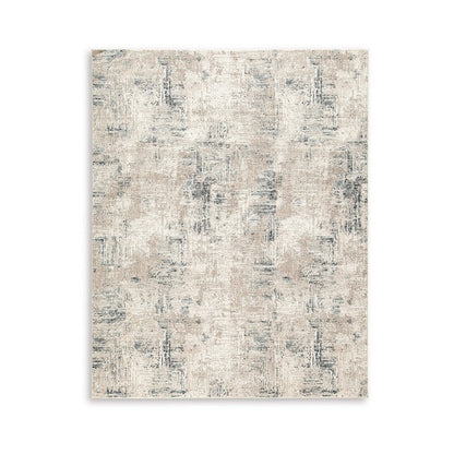 Toer 8 x 10 Large Area Rug, Abstract Impression Art, Machine Woven