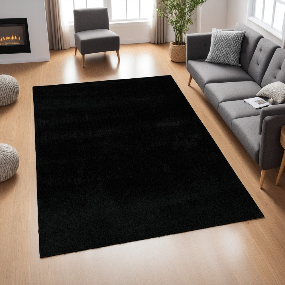 Stebin 5 x 7 Medium Area Rug, Shag Style