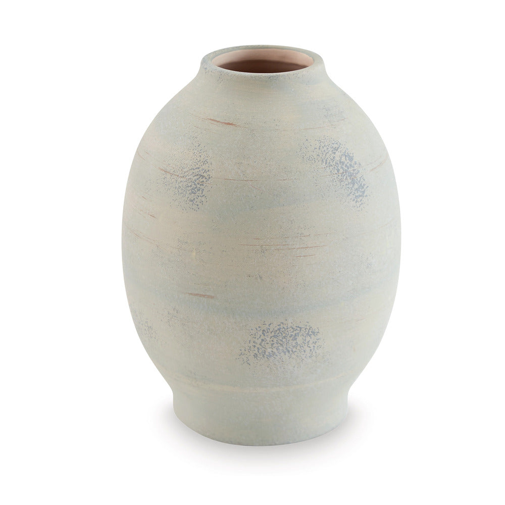 Col Home Decor Flower Vase, Traditional Urn Shape, Sage Green Ceramic