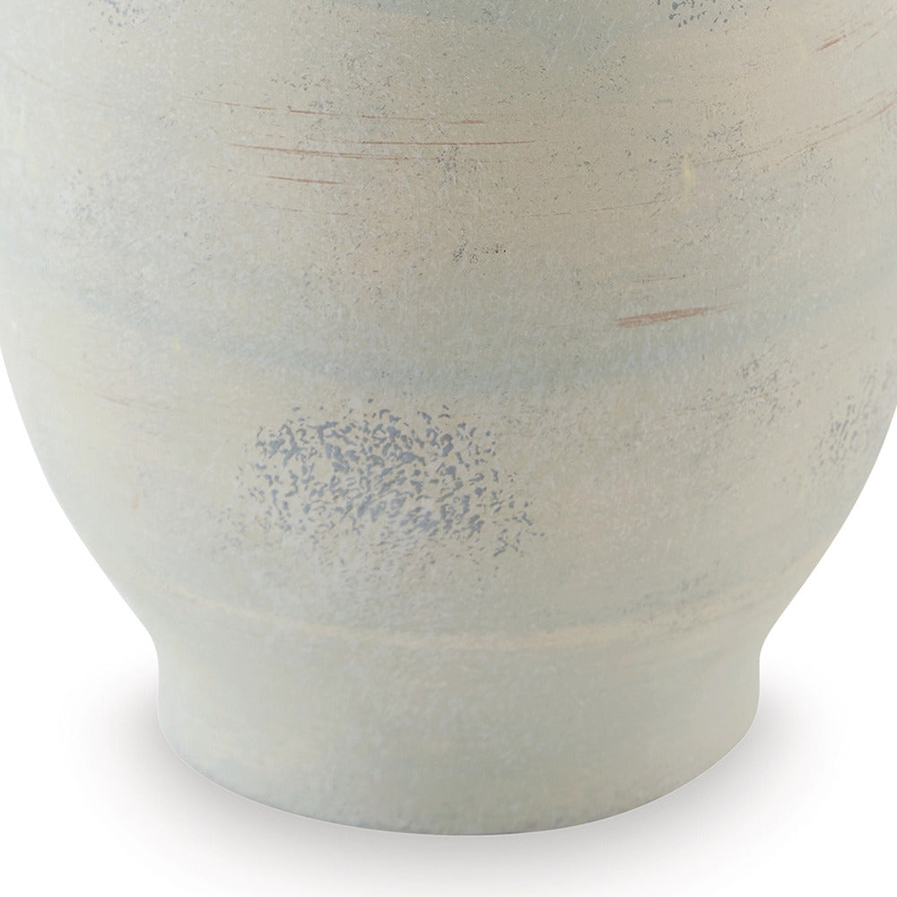 Col Home Decor Flower Vase, Traditional Urn Shape, Sage Green Ceramic