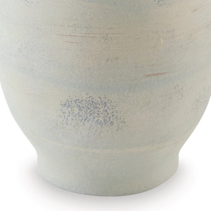 Col Home Decor Flower Vase, Traditional Urn Shape, Sage Green Ceramic