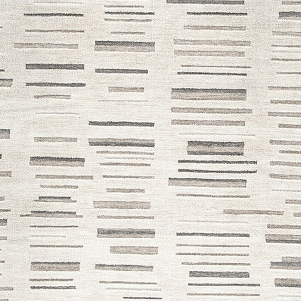 Meaw 8 x 10 Large Area Rug, Abstract Stripe Design