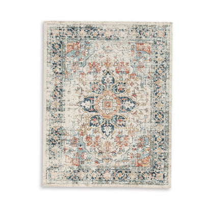 Jerry 5 x 7 Area Rug, Indoor Outdoor, Medallion, Polyester