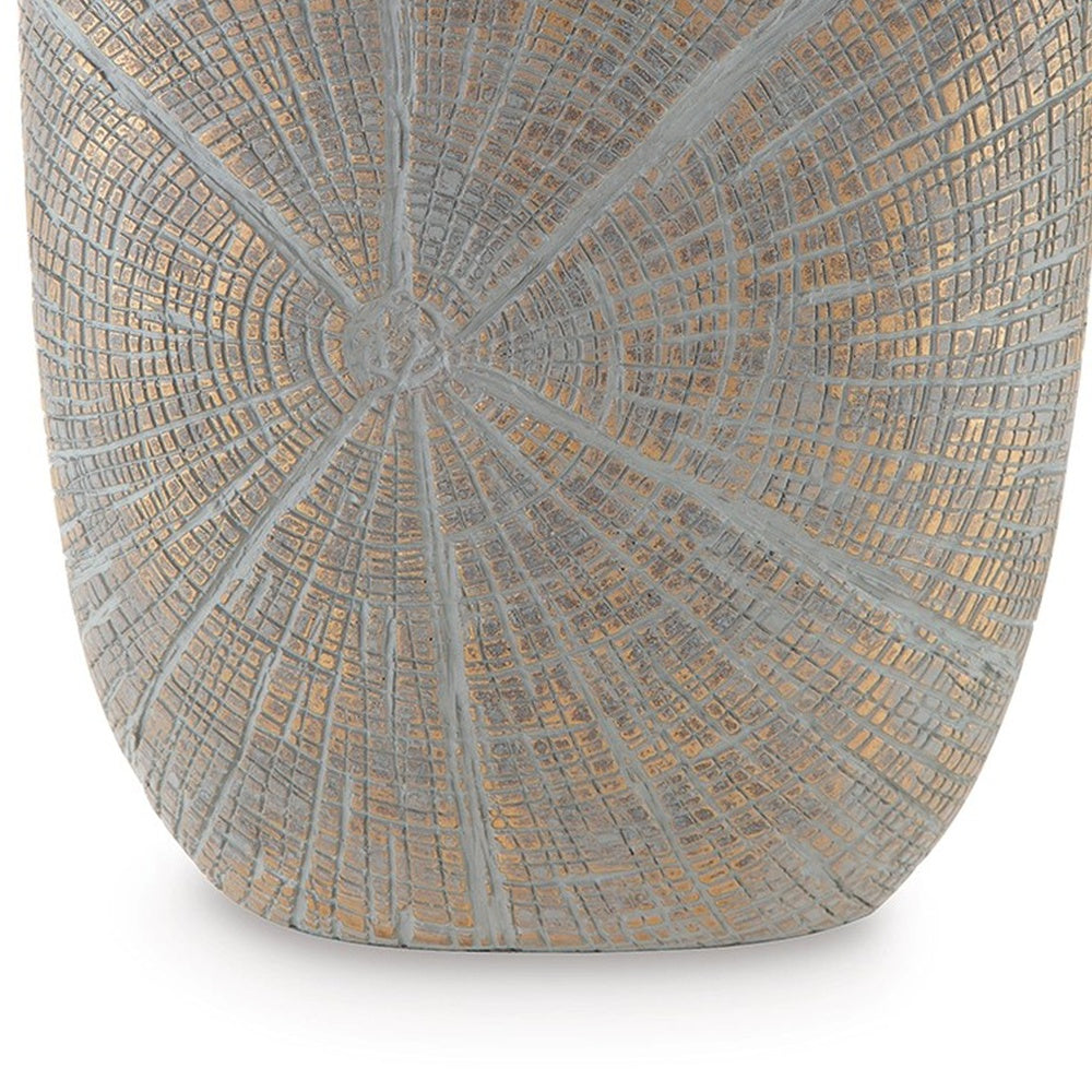 Denver Vase Set of 2, 11 Inch, Starburst Pattern