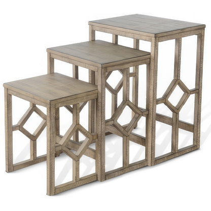 Rena 3 Piece Nesting Accent Table Set