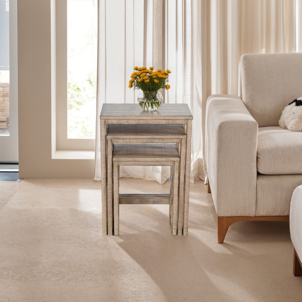 Rena 3 Piece Nesting Accent Table Set