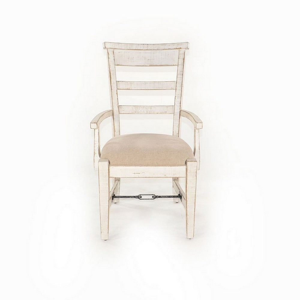 Rena Dining Armchair Set of 2, Metal Turnbuckle, Black Mahogany Wood