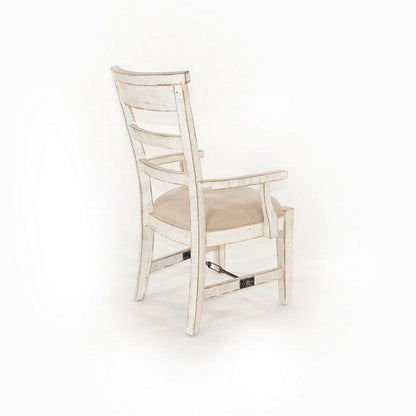 Rena Dining Armchair Set of 2, Metal Turnbuckle, Black Mahogany Wood