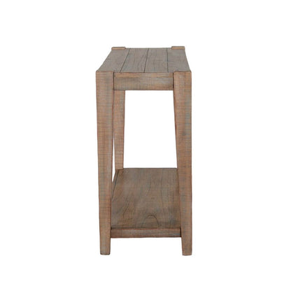Lilly Sofa Table, 1 Shelf, Light Brown Mahogany, Rectangular 48 Inch