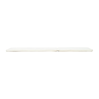 Pina Outdoor Cushion for Lounge Chaise, 79 Inch, Plush White Fabric