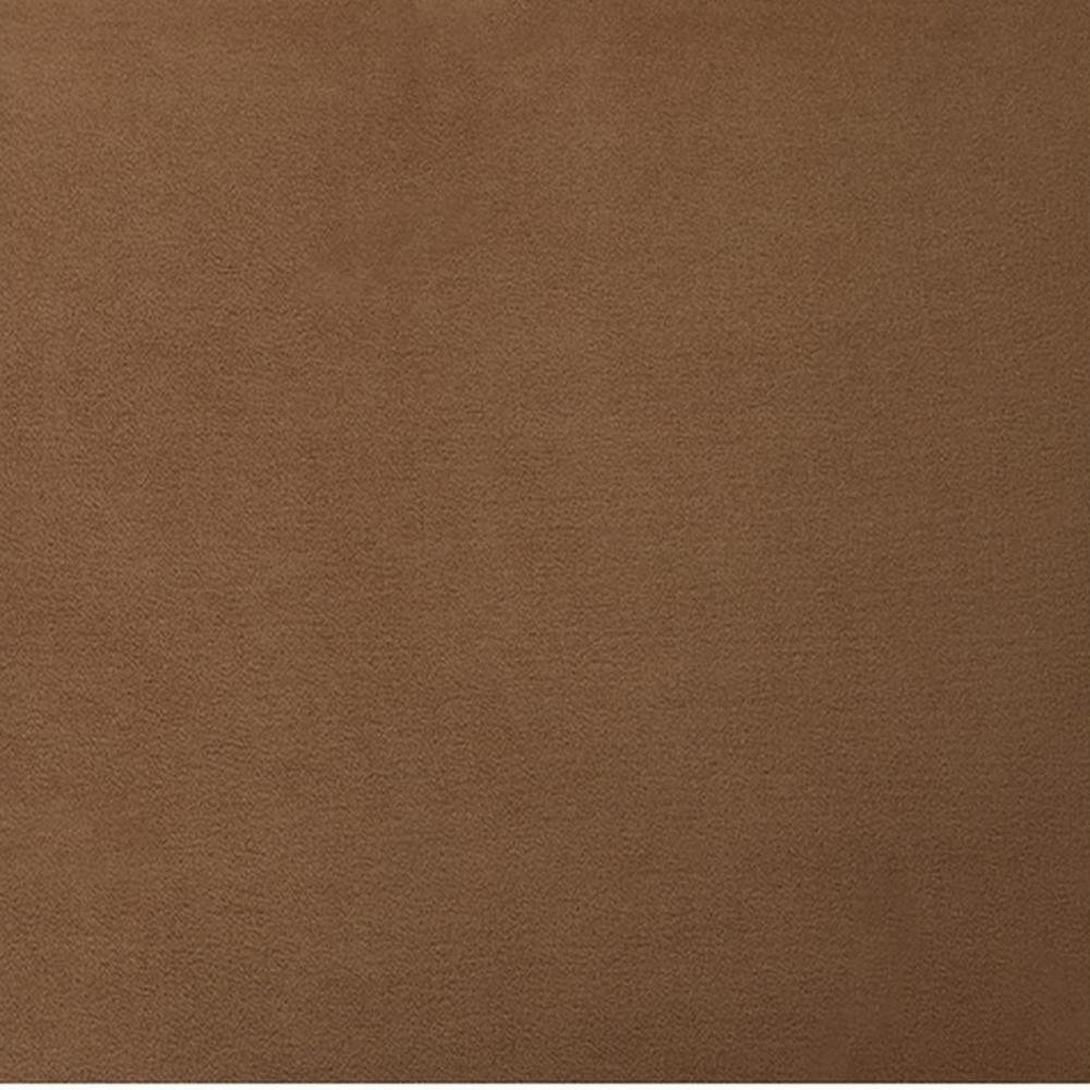 Wali Square Accent Throw Pillow, 20 Inch, Feather Fill Brown Polyester
