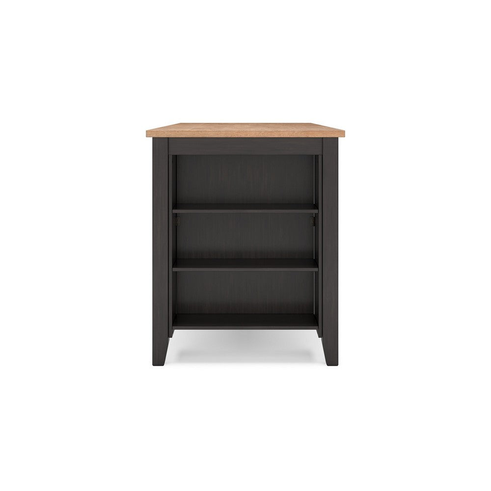 Gasy Counter Height Dining Table, 60 Inch, Brown, Mango Wood Veneer