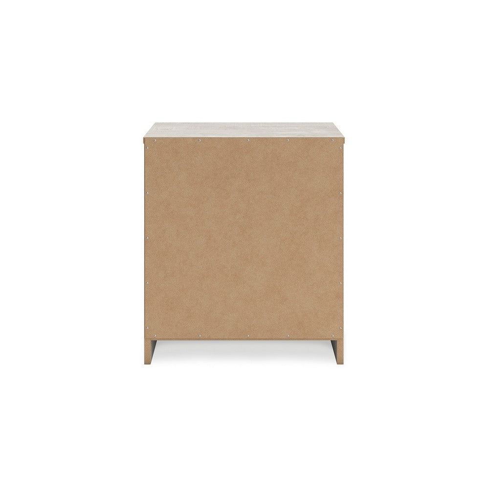 Shawn Nightstand, 1 Drawer and 1 Shelf, Light Gray Wood, 20 Inch