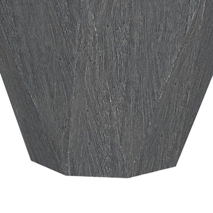 Cinti Accent Side Table, Gemstone Shape, Natural Gray Mango Wood