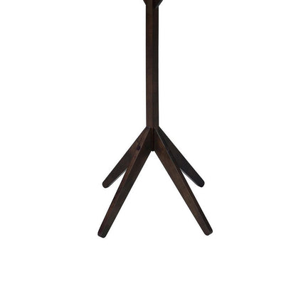 Margo Coat Rack, 8 Hooks and Tree Inspired Design, Brown Solid wood