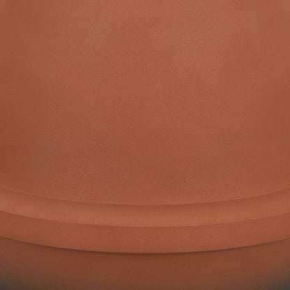 Decorative Flower Vase, Terracotta Inspired Orange Ceramic 10 Inch