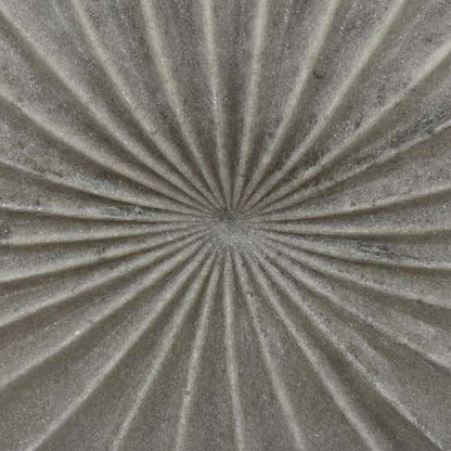 Wink Accent Vase, Sea Urchin Gray Resin Statuette, Modern 20 Inch