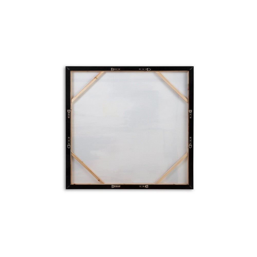 Geonie Wall Art Decor, Framed Abstract Gallery Wrap Canvas, 39x39