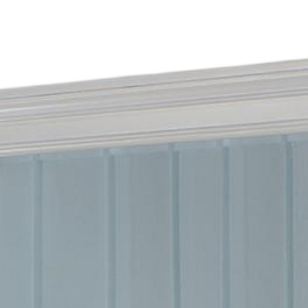 Lile Dresser Mirror w Crown Molding Frame, 42 Inch White Solid Wood