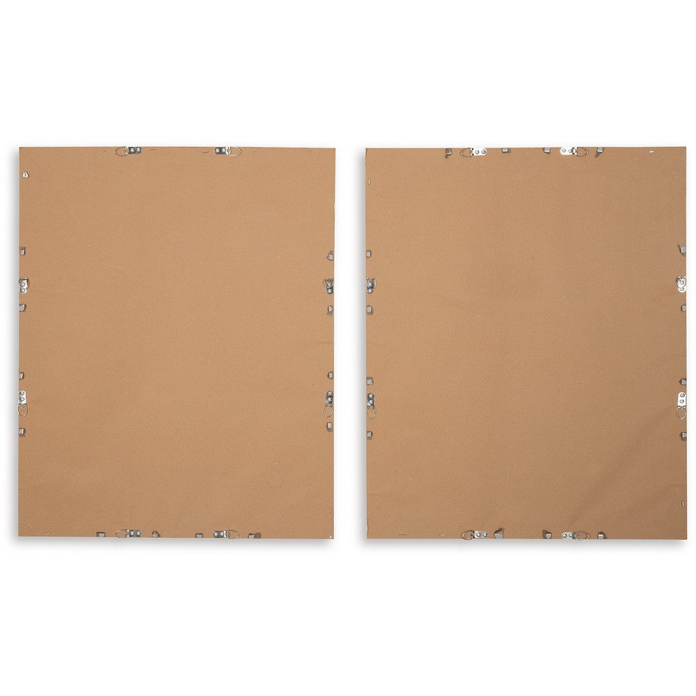 Holine 2 Piece Wall Art Set, 24x30, Blue and White Abstract Canvas