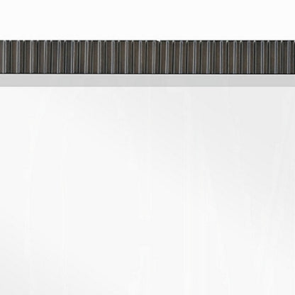Jeh Dresser Mirror, Espresso Brown Wood, Sleek Rectangular Frame 36x42