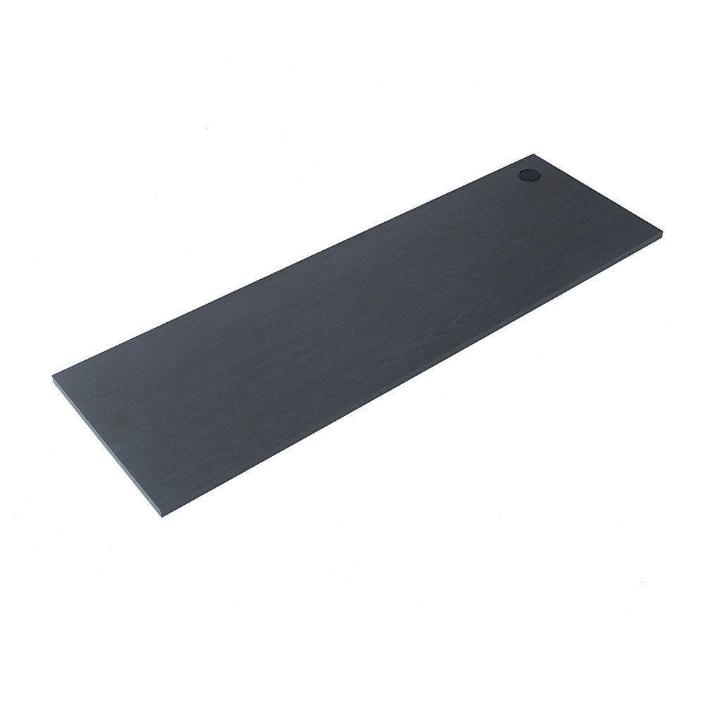 Asti Workbench Top, 20x64 Metallic Gray, Eco Friendly Melamine