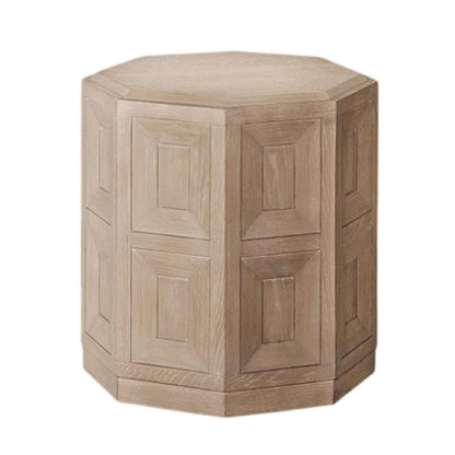 Kizie Accent Side End Table, Tawny Brown Wood, Rectangular 20 Inch
