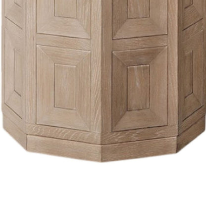Kizie Accent Side End Table, Tawny Brown Wood, Rectangular 20 Inch